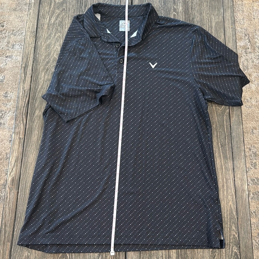 Men’s large Callaway black opti-dri  polo